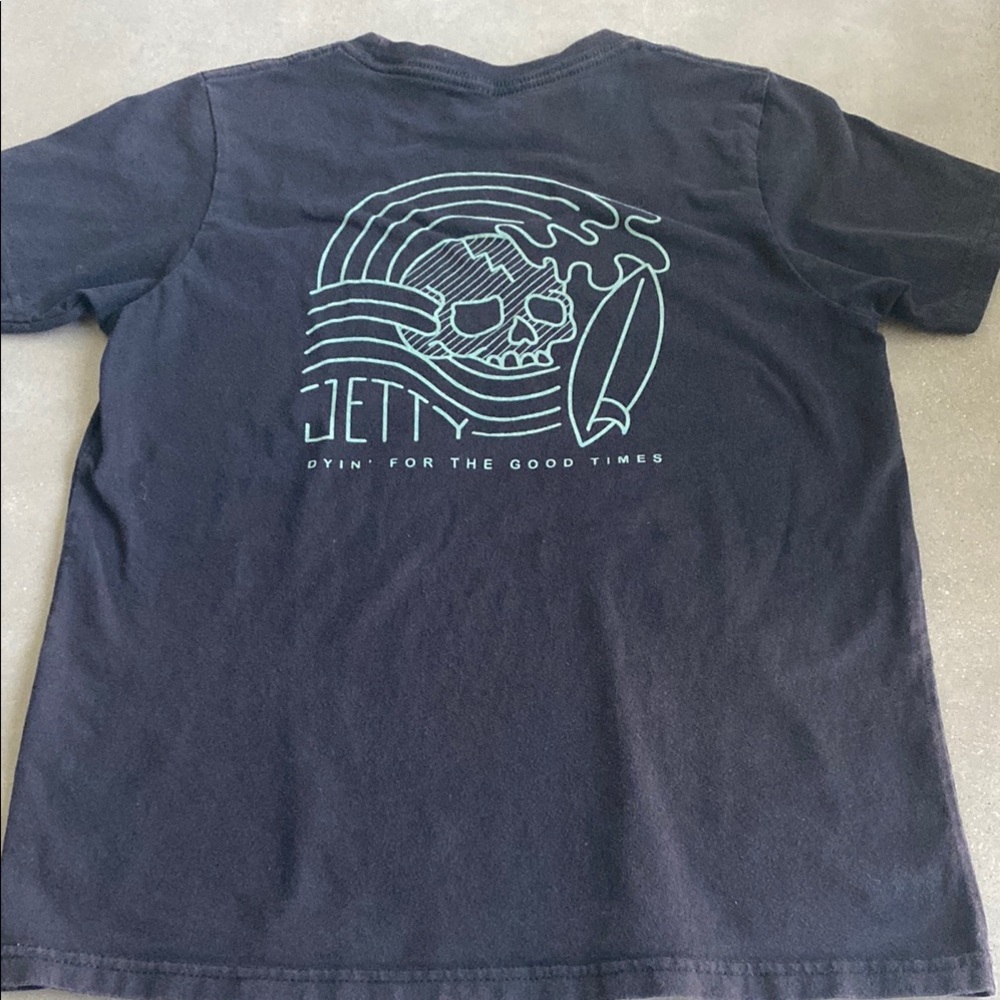 Jetty Kids Short Sleeve surf tee with Skull